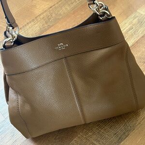NWT Coach Lexy Light Saddle Leather Shoulder Bag F28997